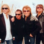 Bon Jovi signierte Leinwand