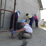 Putzarbeiten am Haus der Familie Glavan (4)