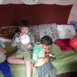 Sachspenden Familie mit 5 Kindern, Craiova (14)